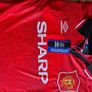 Signed Eric Cantona Manchester United shirt Image 3