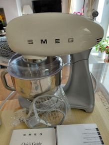 SMEG 50s style cream Food Mixer. Never used