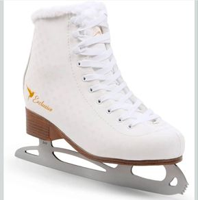 Brand New Women's Figure Ice Skates Size EU 41 / UK 7.5 Warm Faux Fur Lining (NIB)
