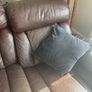3 seat Leather Recliner Sofa / Couch Image 4