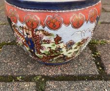 Japanese fish bowl planter free postage