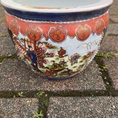 Japanese fish bowl planter free postage