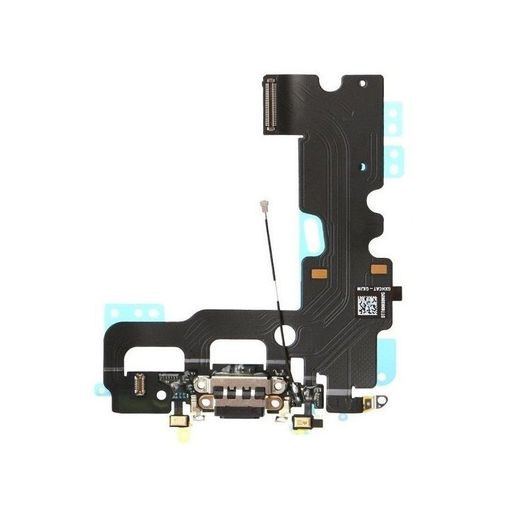 For iPhone 7 USB Charging Port Dock Lightning Connector Flex New Black - FHT12IPCP