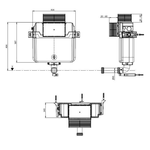 concealed cistern