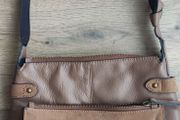 Next Tan Brown Genuine Leather Crossbody Bag
