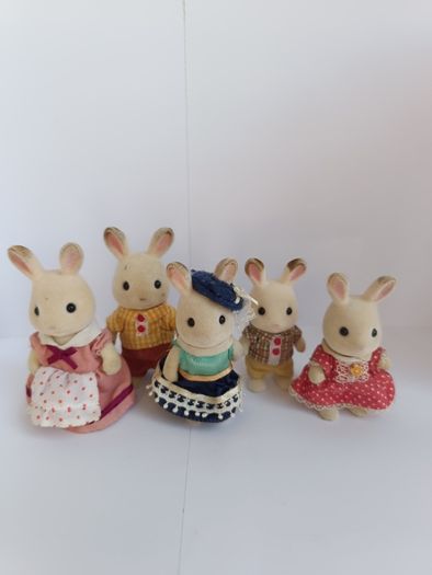 Sylvanian Rabbit family plus teen