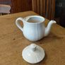 White vintage Ceramic Tea pot, like new. Image 3