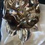 Metal Floral Brooch Image 2