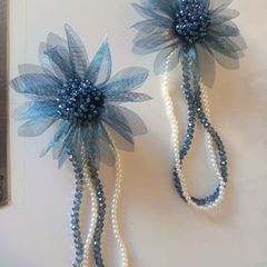 Curtain tie backs Pair
