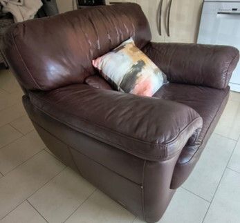 Leather armchair free to take