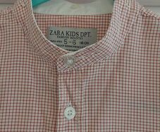 Zara shirt - age 5-6 years - removable collar