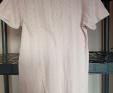 Girls salmon colour tee shirt, age 13 to 14