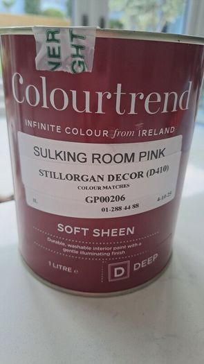 paint - Sulking room pink