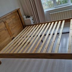 superking wooden bedframe / super king