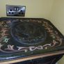 Antique-Style Hand-Painted Wooden Blanket Box Chest / Trunk Image 2