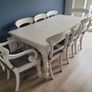 Large Dining Table with 8 chairs Image 2