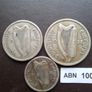 1928 Irish Free State. Set of 3 Silver Coins: Half Crown&Florin&Shilling Image 7