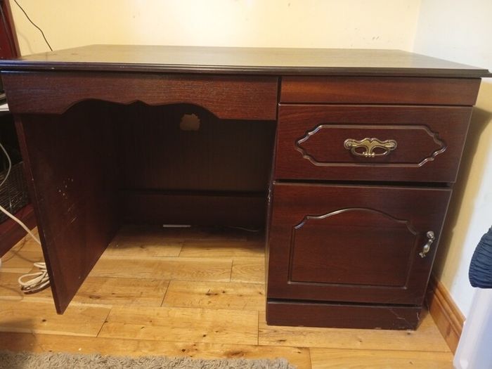 Study Desk Mahogany