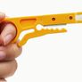 2.8cm small yellow knife wire stripper, wire stripper, wire tool, simple wire stripper, wire mesh wire crimping pliers, Free inspection Image 6