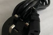 Kettle Lead Power Cable, C13, IEC to UK Plug | Black