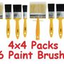 TWO 5 Litre Dulux Paints with 16 Coral Essentials Paint Brushes (All Brand New Unopened) Image 6