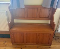 Pew Style Seat / Bench with Storage