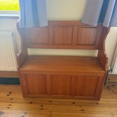 Pew Style Seat / Bench with Storage