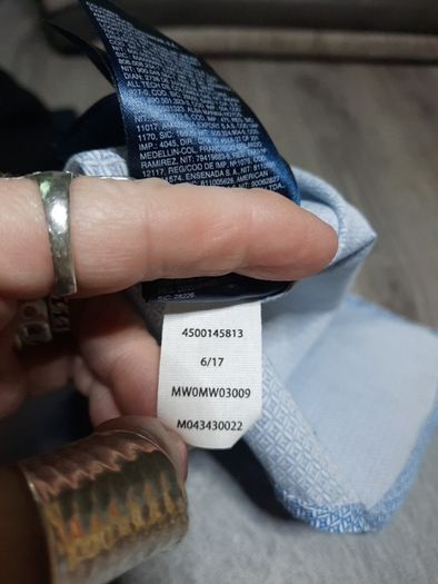 blue Tommy hilfiger shirt