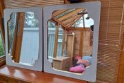 2 Large Matching Velvet Mirrors - Only 55 Each