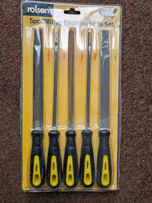 Rolson 5 piece engineers file set
