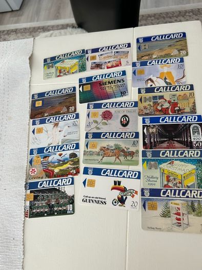 callcards start at 1 euro each most are 2 euro each