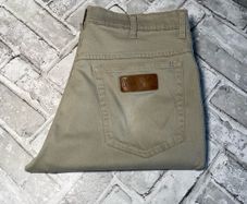 Wrangler Texas Stretch Mens Beige Chino Trousers W34 L30