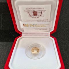 Vatican City Pope Francis Baptism 2015 10 Euro Proof Gold 3 Gram Coin