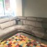 L-shaped Corner Sofa with Electric recliner and usb charger, Michael Murphy Furniture Dewsbury Sofa Grey Image 8