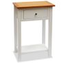 End Table 50x32x75 cm Solid Oak Wood Image 4