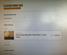 Selling our glamping for EO