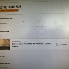 Selling our glamping for EO