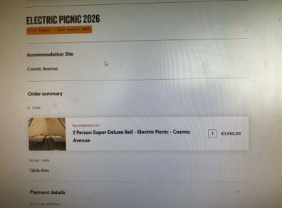 Selling our glamping for EP