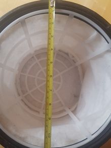 Filter for wet and dry vacuum cleaner.
