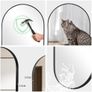 Black Bathroom Vanity Mirror for Wall, 55x75 cm Metal Framed Wall Mirror Oval, Decorative Mirror for Bedroom Living Room Entryway Horizontally or Vertically Image 3