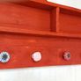 NEW: Rustic Cubby Box Shelf / Coat Rack Image 3