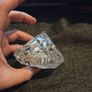 Waterford Crystal Lismore Diamond Shaped Desk Clock - Fully Working Image 7
