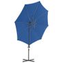 Cantilever Umbrella with Steel Pole Azure Blue 300 cm Image 3