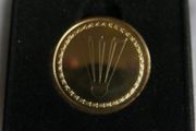 vintage Gold Plated Medal
