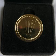 vintage Gold Plated Medal