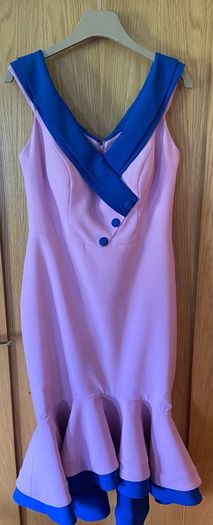 Phoenix V Occasion Dress Blue & Pink