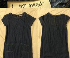 Next Blue Denim Dress