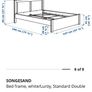 IKEA Double Bed Songesand with drawers Image 3