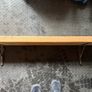 2 Rustic wooden wall shelves Image 8