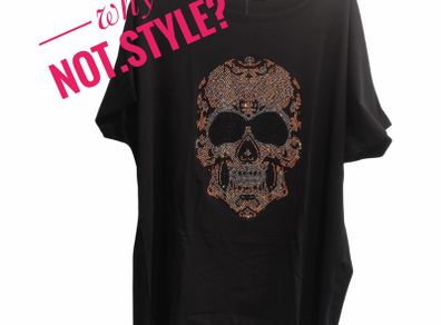 blouse rhinestones with a skull